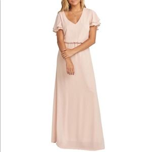 Show me your mumu Michelle ruffle maxi dress